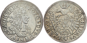 Leopold I., 15 Kreuzer 1663, Vienna