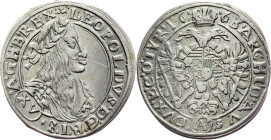 Leopold I., 15 Kreuzer 1663, Vienna