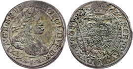 Leopold I., 15 Kreuzer 1663, Vienna