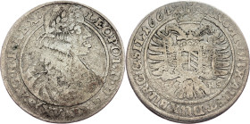 Leopold I., 15 Kreuzer 1664, S-HS, Breslau