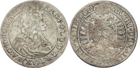 Leopold I., 15 Kreuzer 1664, G-H, Breslau