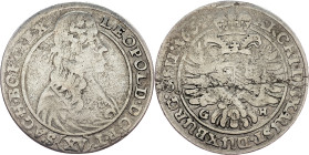 Leopold I., 15 Kreuzer 1664, G-H, Breslau