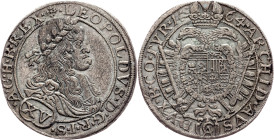 Leopold I., 15 Kreuzer 1664, Vienna