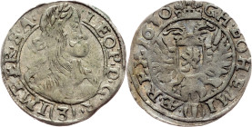 Leopold I., 3 Kreuzer 1670, Prague
