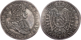 Leopold I., 1 Thaler 1671, Vienna