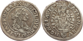 Leopold I., 6 Kreuzer 1672, KB