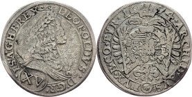 Leopold I., 15 Kreuzer 1674, Vienna