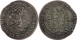 Leopold I., 6 Kreuzer 1677, Nagybanya