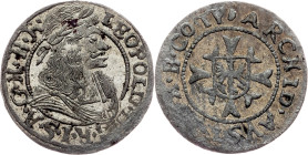 Leopold I., 1 Kreuzer ND, Hall