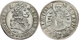 Leopold I., 15 Kreuzer 1686, Kremnitz