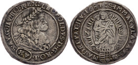 Leopold I., 15 Kreuzer 1687, Nagybanya