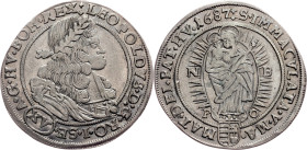 Leopold I., 15 Kreuzer 1687, Nagybanya