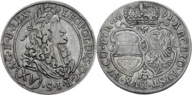 Leopold I., 15 Kreuzer 1691, Hall