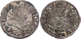 Leopold I., 3 Kreuzer 1691, CK, Kuttenberg