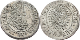 Leopold I., 15 Kreuzer 1692, Kremnitz