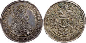 Leopold I., 1/2 Thaler 1692, KB, Kremnitz