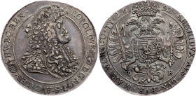 Leopold I., 1 Thaler 1692, KB, Kremnitz