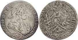Leopold I., 15 Kreuzer 1693, MMW, Breslau