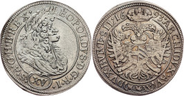 Leopold I., 15 Kreuzer 1693, MMW, Breslau