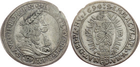 Leopold I., 15 Kreuzer 1694, Nagybanya