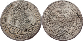 Leopold I., 15 Kreuzer 1695, Vienna