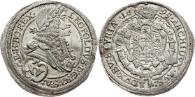 Leopold I., 15 Kreuzer 1695, Graz