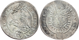 Leopold I., 15 Kreuzer 1695, Kremnitz