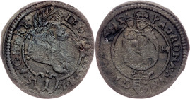 Leopold I., 1 Kreuzer 1695, Kaschau