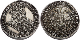 Leopold I., 1 Thaler 1698, KB, Kremnitz