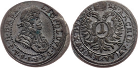 Leopold I., 1 Kreuzer 1698, MMW