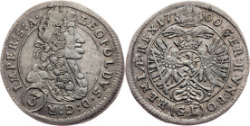 Leopold I., 3 Kreuzer 1700, GE, Prague