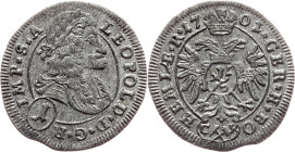 Leopold I., 1 Kreuzer 1701, Kuttenberg