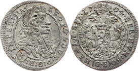 Leopold I., 3 Kreuzer 1704, GE, Prague