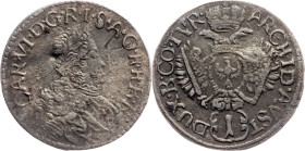 Charles VI., 1 Kreuzer ND, Hall