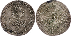 Charles VI., 1/4 Thaler 1734, NB, Nagybanya