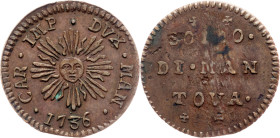 Italy, 1 Soldo 1736