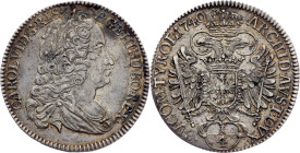 Charles VI., 1/4 Thaler 1740, Hall