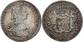 Maria Theresia, 1/4 Thaler 1742, Hall