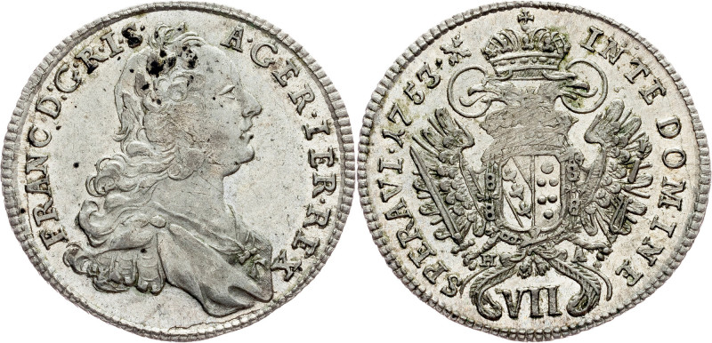 Franz I. Stephan, 7 Kreuzer 1753, Hall Habsburg, Franz I. Stephan, 7 Kreuzer 175...