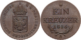 Franz I. (II.), Ein Kreuzer 1816, A