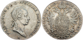 Franz I. (II.), 1/2 Thaler 1830, A, Vienna