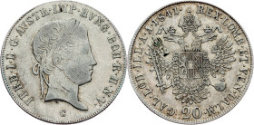 Ferdinand V., 20 Kreuzer 1841, Prague