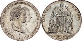 Franz Joseph I., 1 Gulden 1854, Vienna