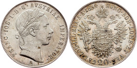 Franz Joseph I., 20 Kreuzer 1854, A