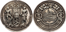 Franz Joseph I., Medal 1860, Seidan