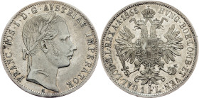 Franz Joseph I., 1 Gulden 1865, A, Vienna