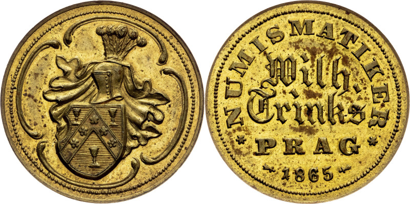 Bohemia, Medal 1865, Numismatiker Habsburg, Bohemia, Medal 1865, Numismatiker, 8...