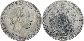 Franz Joseph I., 1 Thaler 1865, A, Vienna