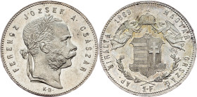 Franz Joseph I., 1 Forint 1869, KB