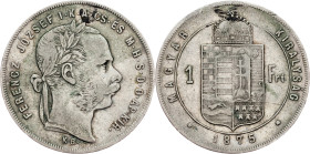 Franz Joseph I., 1 Forint 1875, KB
